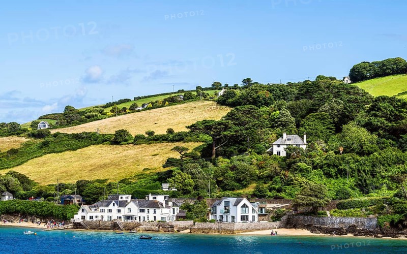 Boats and Yachts on Kingsbridge Estuary in Salcombe and Mill Bay, Batson Creek, Southpool Creek, Devon, England, United Kingdom, Europe