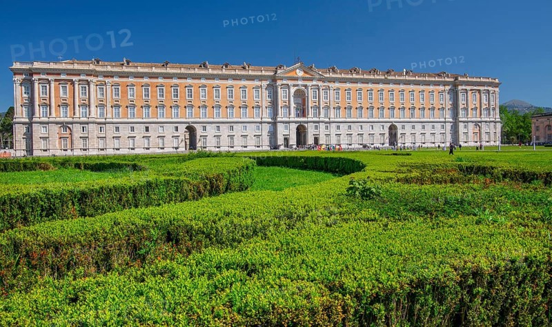 Southern front of the Royal Palace Palazzo Reale, Italian Versailles, Caserta, Campania, Italy, Europe