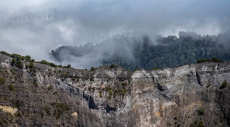 Irazu Volcano, Irazu Volcano National Park, Parque Nacional Volcan Irazu, Cartago Province, Costa Rica, Central America