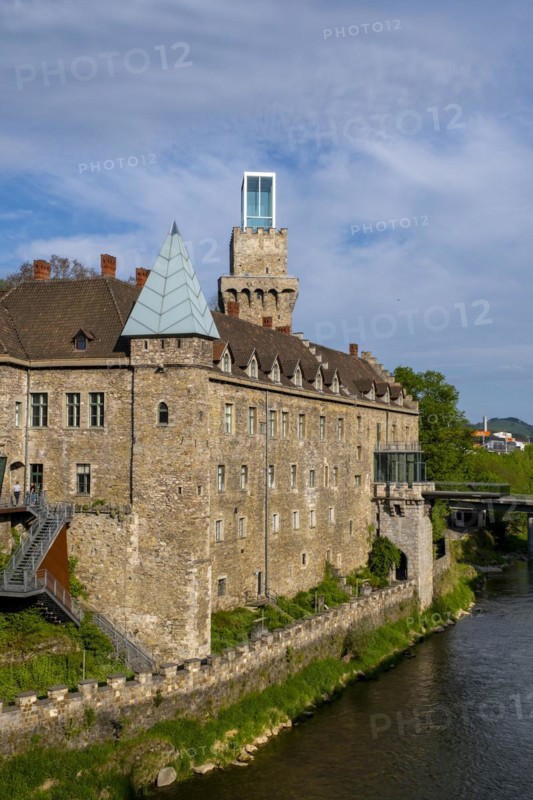 Keep, Rothschild Castle, Rothschild Palace, Five Elements Museum, Waidhofen an der Ybbs, Mostviertel, Lower Austria, Austria, Europe