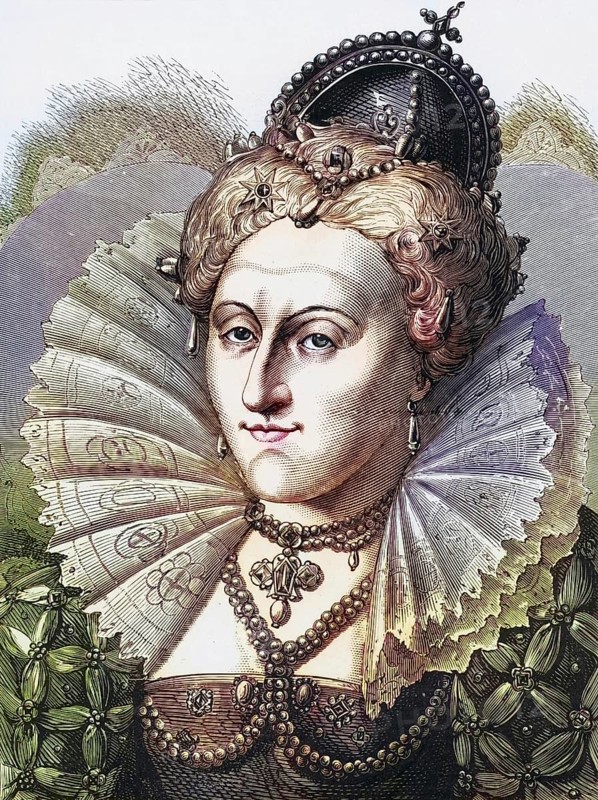 Elizabeth I (1533-1603), Queen of England from 1558, daughter of Henry VIII and Anne Boleyn, was the last Tudor queen, Historical, digitally restored reproduction from a 19th century master, Record date not stated