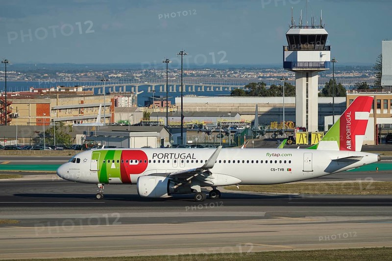 Lisbon, Portugal - September 2, 2023: TAP Air Portugal Airbus A321-251N passenger plane taxi on runway in Humberto Delgado Airport in Lisbon