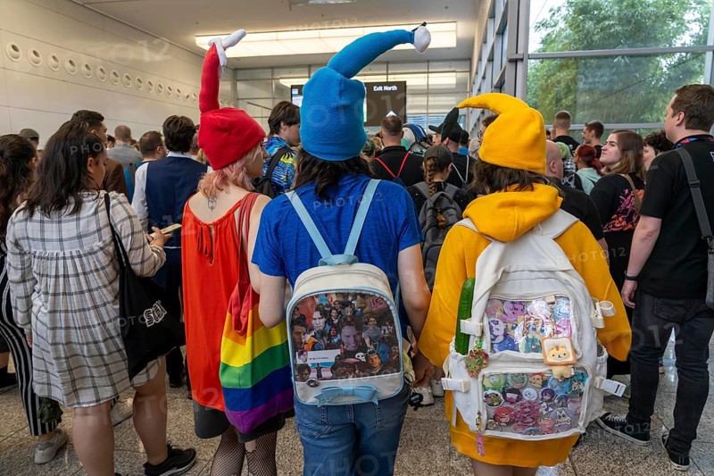 Gamescom, the world's largest trade fair for video and computer games, game character actors, cosplay, in Cologne, Germany, Europe