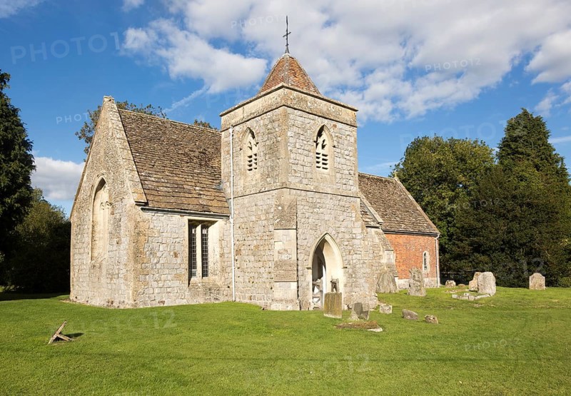Church of Saint Nicholas, Berwick Bassett, Wiltshire, England, UK