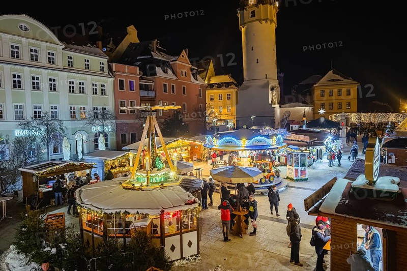 The Bautzen Christmas market in Upper Lusatia, known today as the Bautzener Wenzelsmarkt, or Budyske Wjaclawske wiki in Upper Sorbian, is the oldest Christmas market in Germany mentioned in a chronicle according to the Record Institute for Germany, Bautzen, Saxony, Germany, Europe