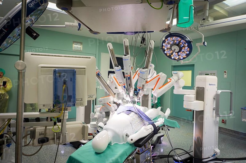 Operating theatre robot HUGO, Dresden, Saxony, Germany, Europe
