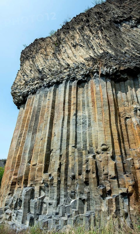 Magnificent basalt organs of Chilhac in Haute-Loire, Auvergne-Rhône-Alpes, France, Europe