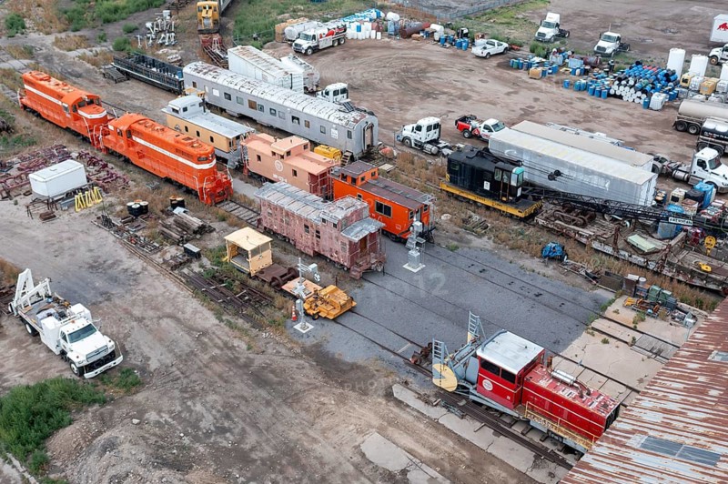 Pueblo, Colorado, The Pueblo Railway Museum. The museum consists of an outdoor exhibit next to the Union Depot and a repair shop a few blocks away