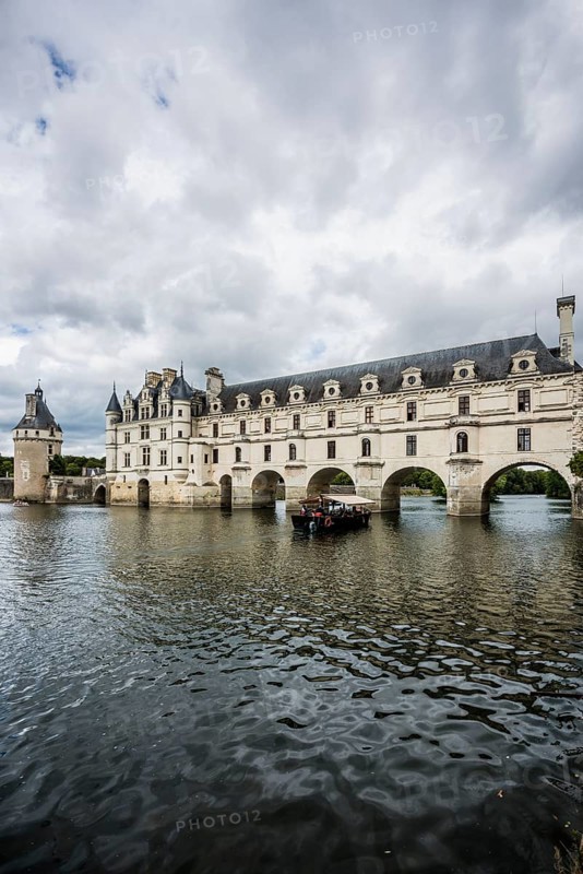 Chenonceau Castle, Château de Chenonceau, Department Indre-et-Loire, Centre-Val de Loire region, France, Europe