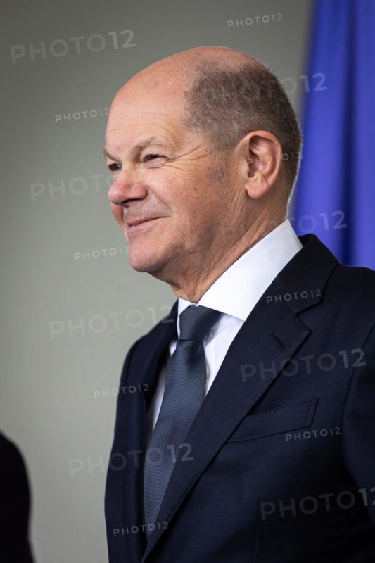 Olaf Scholz, Federal Chancellor, and Ferdinand Marcos Jr. (not pictured), President of the Republic of the Philippines, at a joint meeting in Berlin, 12 March 2024