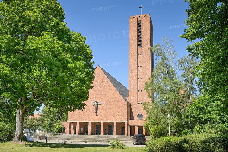 Jesus-Christus-Kirche, Hittorfstraße, Dahlem, Steglitz-Zehlendorf, Berlin, Germany, Europe