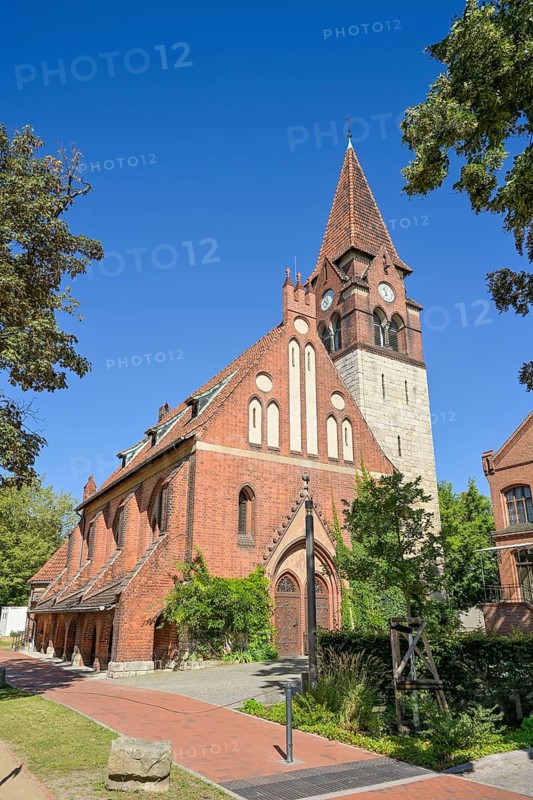 Oberlinkirche, Oberlinhaus, Rudolf-Breitscheid-Straße, Babelsberg, Potsdam, Brandenburg, Germany, Europe