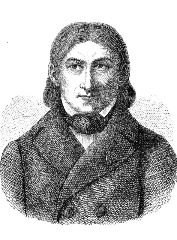 Friedrich Wilhelm August Froebel, 21 April 1782, 21 June 1852, was a German pedagogue and student of Pestalozzi, Historical, digital reproduction of an original from the 19th century