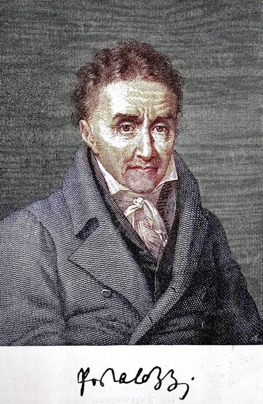Johann Heinrich Pestalozzi, 12 January 1746, 17 February 1827, was a Swiss pedagogue, digital reproduction of an original from the 19th century, original date unknown