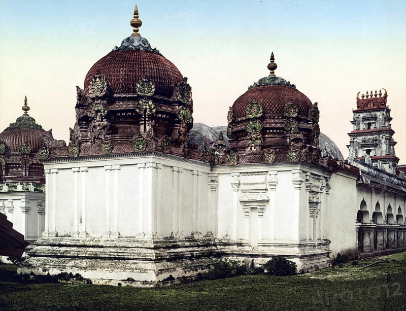 Singapore, Kling Temple, Historic, digitally restored reproduction from a 19th century original, Record date not stated, Singapore, Kling Temple, Historic, digitally restored reproduction from a 19th century original, Record date not stated, Asia