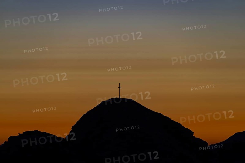 Sunrise, Western Wengenkopf, 2235m, Allgäu Alps, Allgäu, Bavaria, Germany, Europe