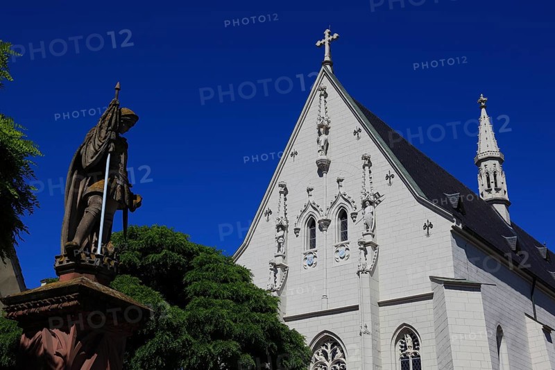 Late Gothic knight's chapel, Hassfurt, Hassfurt, Hassberge district, Lower Franconia, Bavaria, Germany, Europe