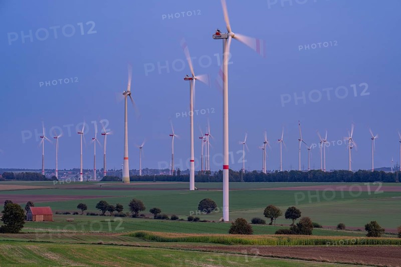 Wind farm, south of the village of Helmern, belongs to Bad Wünnenberg, Paderborn district, OWL, North Rhine-Westphalia, Germany, Europe