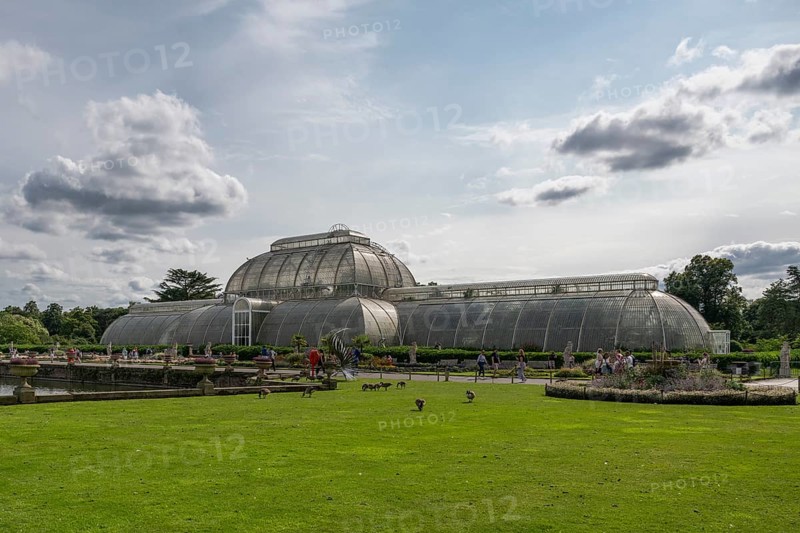 Palm House, the oldest Victorian greenhouse in the world, Royal Botanic Gardens, Kew, London, England, Great Britain