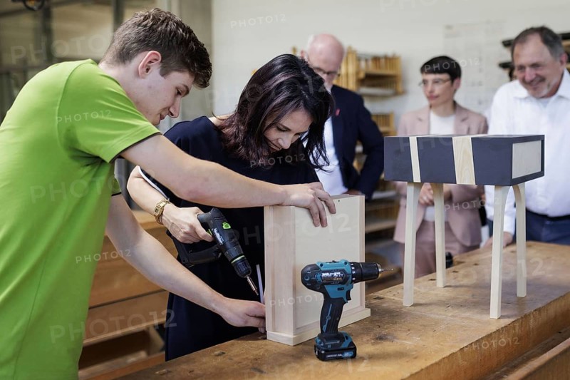 Annalena Bärbock (Alliance 90/The Greens), Federal Foreign Minister, photographed during a visit to the training centre for skilled trades of the Ruhr District Crafts Association during the Foreign Minister's trip to Germany in Bochum, 29.07.2024