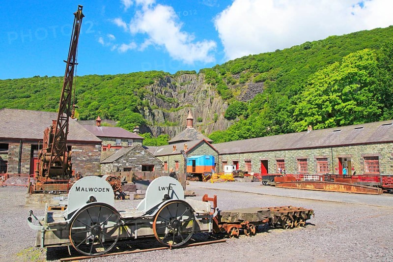 National slate museum, Llanberis, Gwynedd, Snowdonia, north Wales, UK