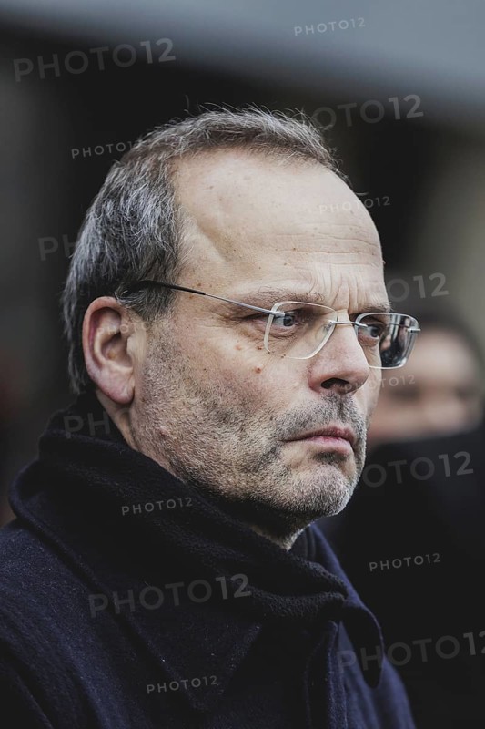 Felix Klein, Federal Government Commissioner for Jewish Life in Germany and the Fight against Anti-Semitism, photographed during the commemoration ceremony at the Memorial to the Murdered Jews of Europe in Berlin, 31 January 2024 / Photographed on behalf of the Federal Ministry for Women, Senior Citizens, Family and Youth