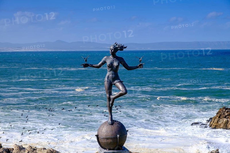 Fynarts, sculpture path along the coast, Hermanus, Garden Route, Western Cape, South Africa, Africa