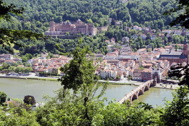 Panoramic view of Heidelberg
