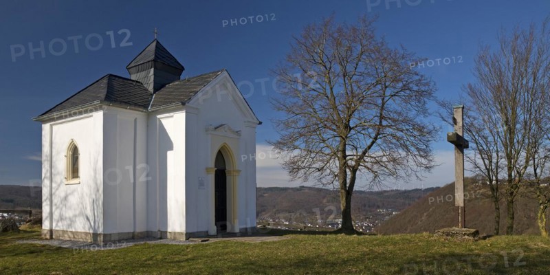 Chapel on the Calvary, Marsberg, Sauerland, North Rhine-Westphalia, Germany, Europe