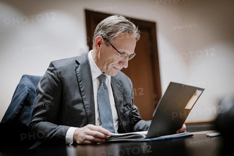 Jörg Kukies (SPD), Federal Minister of Finance, at his inauguration at the Federal Ministry of Finance in Berlin, 7 November 2024. Photographed on behalf of the Federal Ministry of Finance