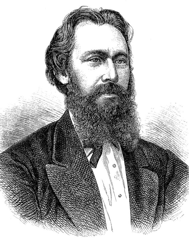Julius Christian Stockhausen, 22 July 1826, 22 September 1906, was a German singer, singing teacher and conductor, Historical, digital reproduction of an original from the 19th century
