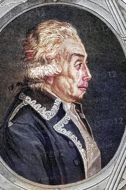 Johann Nikolaus Graf Luckner, French Nicolas Luckner (born 12 January 1722 in Cham in der Upper Palatinate, died 4 January 1794 in Paris) was a German officer in Bavarian, Dutch, Hanoverian and French service, lastly Marshal of France, Historical, digitally restored reproduction from a 19th century original, Record date not stated