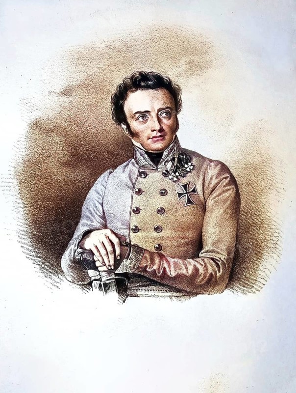 Eugen Wilhelm Graf Haugwitz (born 16 November 1777 in Brno, died 4 November 1867 in Vienna) was an Austrian general and Knight of the Military Order of Maria Theresa, Historical, digitally restored reproduction from a 19th century original, Record date not stated