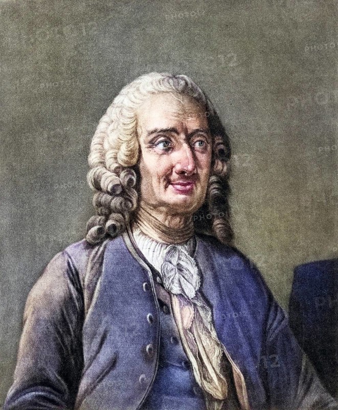Jean Philippe Rameau (1683-1764), French composer and musicologist, Historical, digitally restored reproduction from a 19th century original, Record date not stated