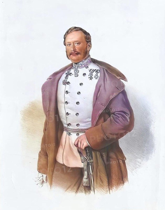 Mumb von Mühlheim, Ferdinand Anton (Imperial and Royal Colonel, born in Padua in 1817, killed on the field of honour in the Battle of Solferino 24 June 1859), Historical, digitally restored reproduction from a 19th century original, Record date not stated