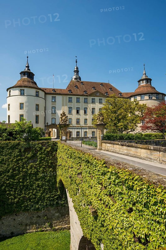Langenburg Castle, Langenburg, on the Jagst, near Schwäbisch Hall, Baden-Württemberg, Germany, Europe