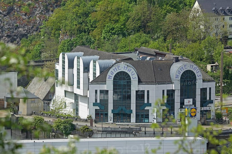 Nahe-Haus shopping centre, Idar-Oberstein, Hunsrück, Rhineland-Palatinate, Germany, Europe