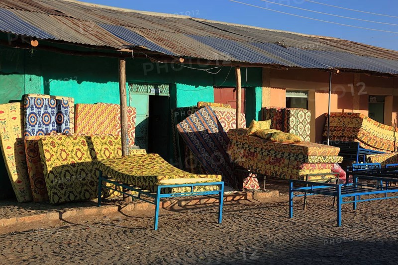 Market in Aksum, Axum, Ethiopia, Africa