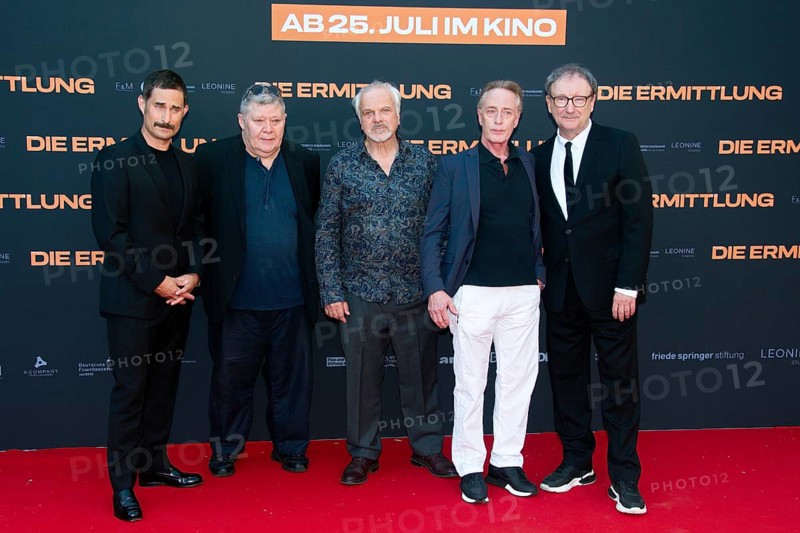 Clemens Schick, Andreas Lechner, Bernhard Schütz, Wilfried Hochholdinger, Rainer buck, DIE ERMITTLUNG, Photo call on the red carpet for the Berlin premiere at the ZOO Palast, Berlin, 16 July 2024