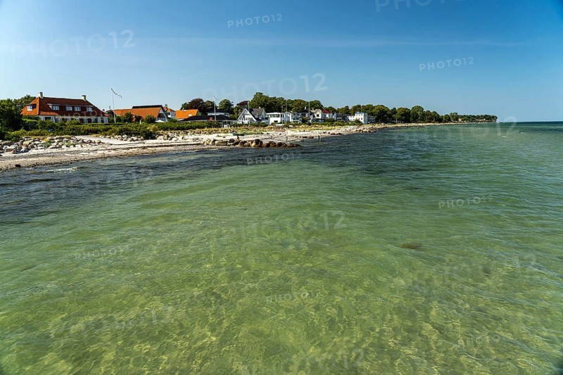 The beach at Nyborg, Denmark, Europe