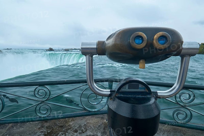 Observation point at Niagara Falls, Ontario, Canada, North America