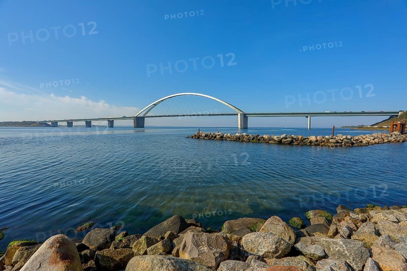 Fehmarnsund Bridge, connects the island of Fehmarn in the Baltic Sea with the mainland near Großenbrode, Fehmarn Island, East Holstein, Schleswig-Holstein, Germany, Europe