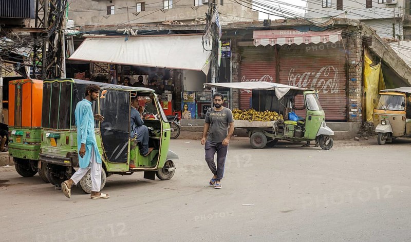 Street scene in Lahore, 22.08.2024. Photographed on behalf of the Federal Ministry for Economic Cooperation and Development