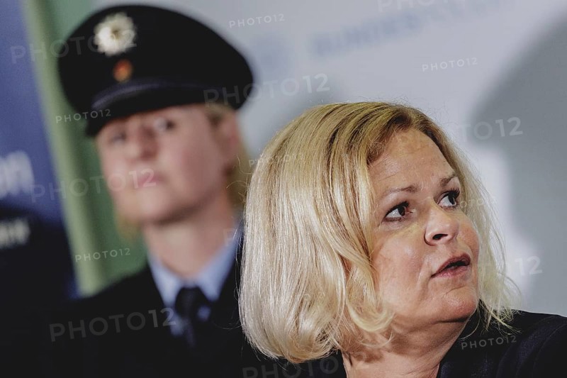 Nancy Faeser (SPD), Federal Minister of the Interior and Home Affairs, in a press statement on the occasion of the opening of the Federal Police's first 'Violence against Women' contact point at Ostbahnhof in Berlin, 15/08/2024