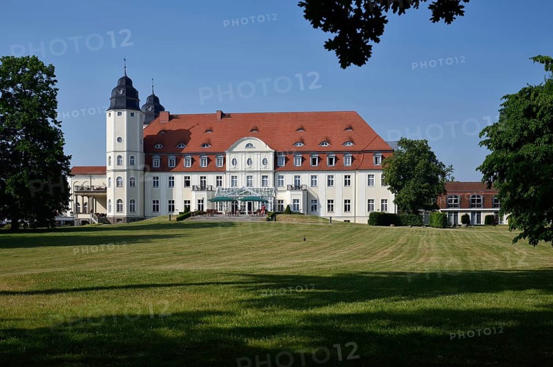 Europe, Germany, Mecklenburg-Western Pomerania, Göhren-Lebbin, Schloss Fleesensee, also Schloss Blücher, Schlosshotel, Göhren-Lebbin, Mecklenburg-Western Pomerania, Germany, Europe