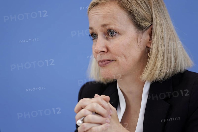 Louisa Specht-Riemenschneider, Federal Commissioner for Data Protection and Freedom of Information (BfDI), recorded at the Federal Press Conference on the appointment of the Federal Commissioner for Data Protection and Freedom of Information in Berlin, 3 September 2024