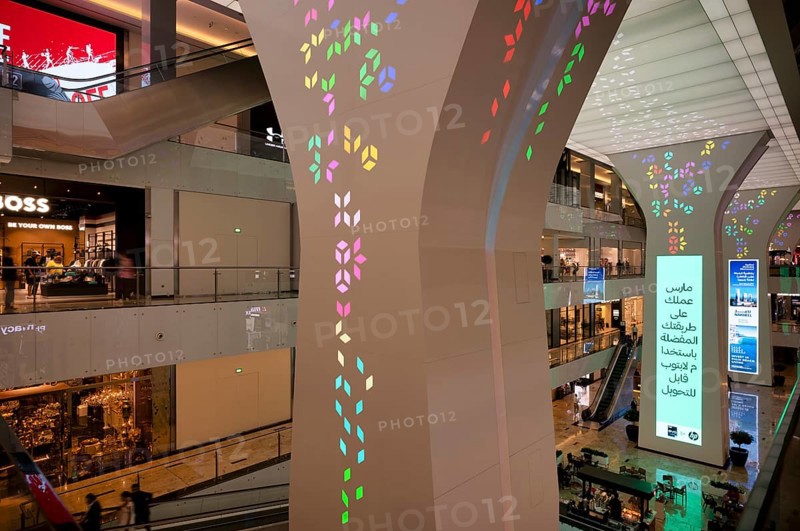 Interior view, multi-storey Nakheel Luxury Shopping Mall, Palm Jumeirah luxury shopping centre, Dubai, United Arab Emirates, VAR, Asia