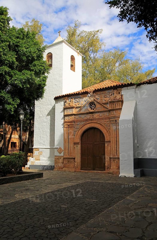 Historic church, Nuestra Señora de la Regla, Pajara, Fuerteventura, Canary Islands, Spain, Europe