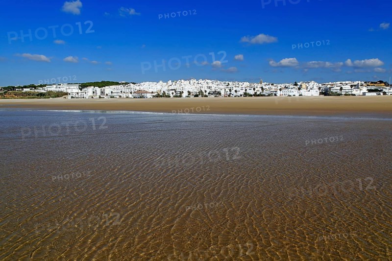 Sandy beach at Conil de la Frontera, Cadiz Province, Spain, Europe