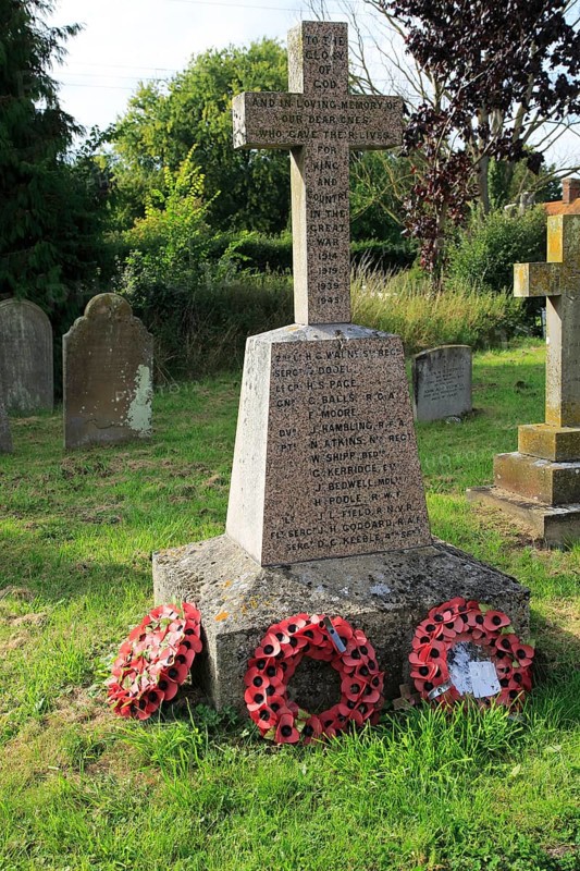 Church of Saint Andrew, Kettleburgh, Suffolk, England, UK war memorial remembrance